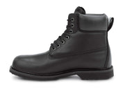 Mens 6 Black Duluth Soft Toe Waterproof SRO Boot 9.5 EW by SR Max – 9.5 X-Wide, Leather, Black, Model Maxtrax