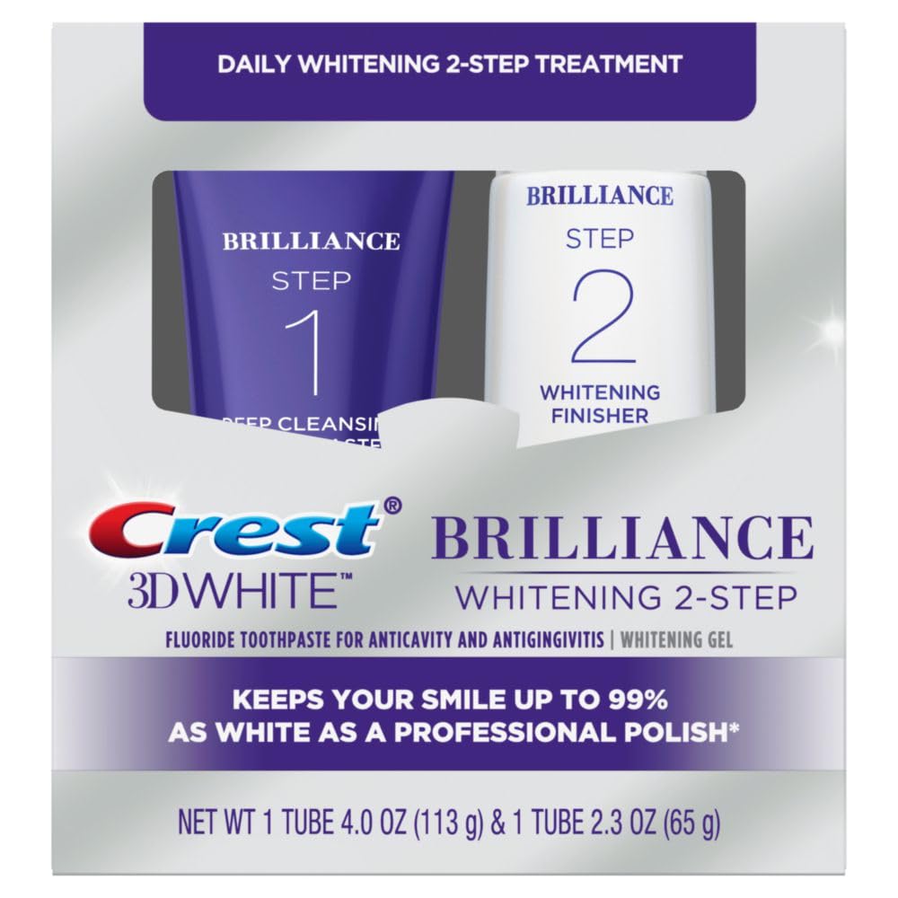 Crest Brilliance Daily / 6.3 Ounce (Pack of 4) / 1 Toothpaste