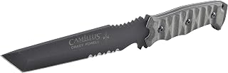 Camillus DAGR 10.5" Collectable Durable Corrosion-Resistant 1095 Carbon Steel Full Tang Construction Fixed Blade Knife with Custom Molded Sheath & 360-degree Belt Clips