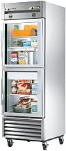 True Mfg T-23DT-G, Glass Door, Dual Temperature, Reach-In
