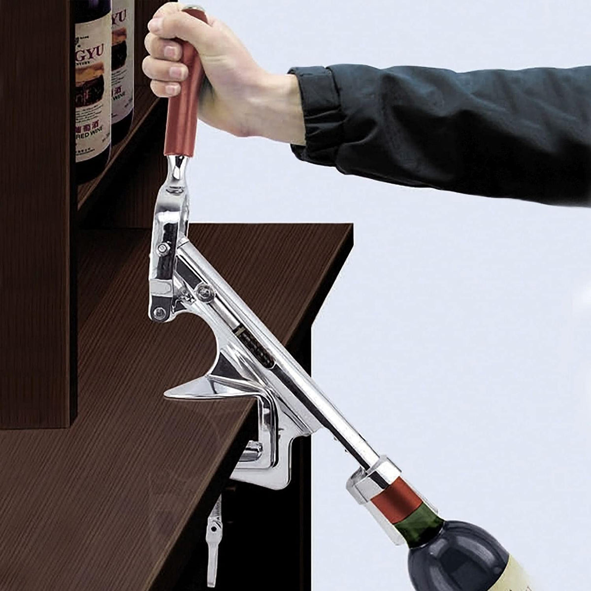 Uncorking machine 'Sieger-Profi' by Westmark – A, Stainless Steel, De, Model 60384460