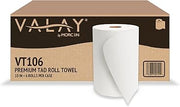 Morcon VT106 Valay Premium TAD 10 Inch Hardwound Roll Towels, 1-Ply, 550 ft., White, 6 Count