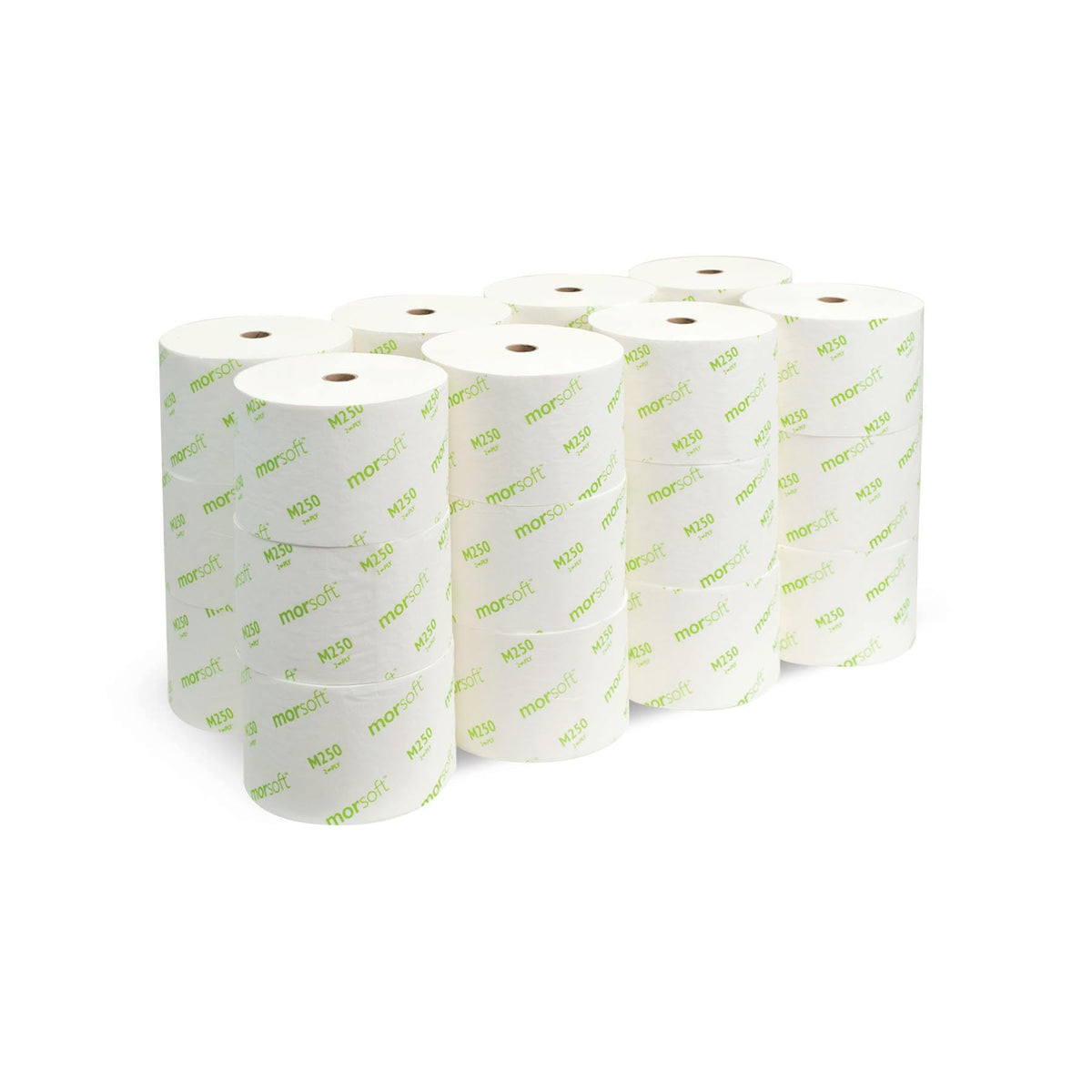 MORM250 - Mor-Soft Coreless Alternative Bath Tissue by Morcon – Regular, Paper, Multicolor