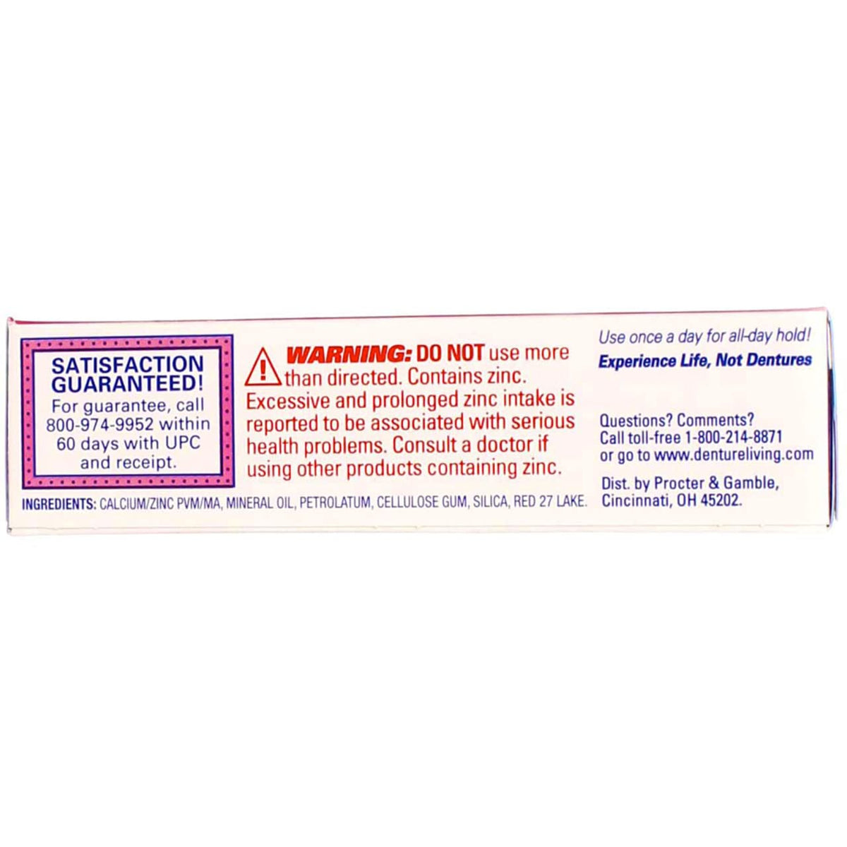 Denture Adhesive Cream Original 1.4 Ounce (41ml) (6 Pack) by Fixodent – Pack of 6