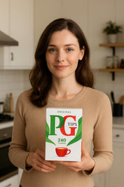 Black Tea Original Tea Bags 240 Count (2 PACK) by PG Tips – 80 Count (Pack of 6), Pack of 12, Model 00148244