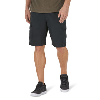 Men's Extreme Motion Crossroad Cargo Short by Lee – 36, Cotton, Black, Model 21870-19-36