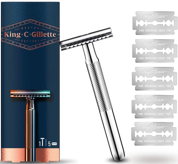 Double Edge Razor by Gillette – 1 Count (Pack of 1), Silver
