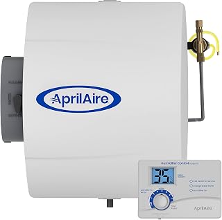 Aprilaire 600 Whole-House Humidifier, Automatic High Output Furnace Humidifier, Large Capacity Whole-House Humidifier for Homes up to 5,000 Sq. Ft., White