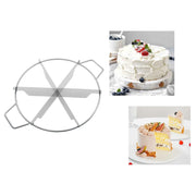 FDXGYH Pie Cutter, 6 Slice Stainless Steel, Silver