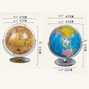 720° Rotating Globe with Stand and Non-Slip Base 6. 5 Inch Diameter...(B) by xdgFHsy – One Size, Resin, B, Model xdgFHsy