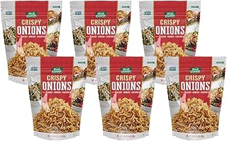 Fresh Gourmet Crispy Onions Snack and Salad Topper 24 Ounce (Pack of 6)