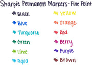 Permanent Markers by Sharpie – 1 Count (Pack of 3), Plastic, Red, Pack of 3, Model CL30102-3