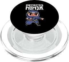 Cool Detecto Ninja Treasure Hunter Kids Metal Detecting PopSockets MagSafe PopGrip for iPhone