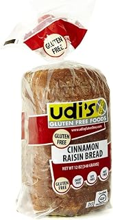 Udi's Gluten Free Cinnamon Raisin Bread - Case of 8