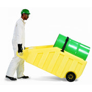 Poly Dolly by Enpac – 69"L x 32"W x 26.5"H, Polyethylene, Yellow, Model 5300-YE