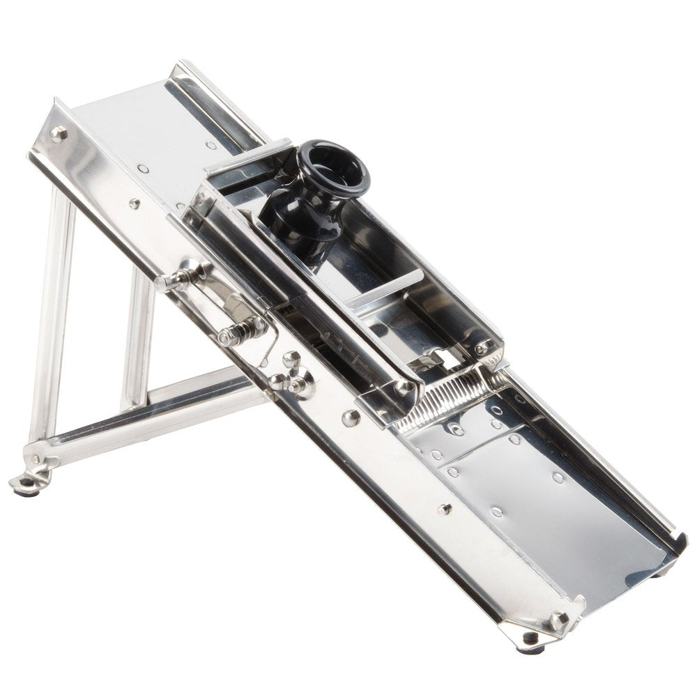 Mandoline Slicer Cutter with 3 Blades by Royal Industries – Metal, Silver, Model ROY MAND 2