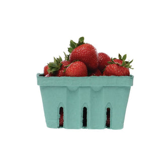 Quart Green Molded Pulp Tray - 5 1/2 Sq. x 3 1/8 H by PACTIV – 1 Quart, Molded Fiber, Green, Pack of 250, Model YM336184