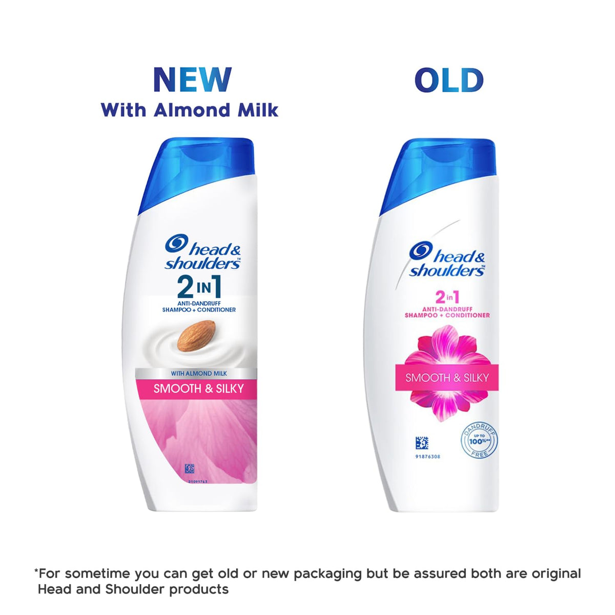 Smooth and Silky 2-in-1 Anti Dandruff Shampoo + Conditioner (180ml) by Head & Shoulders – 1 Count (Pack of 1), Model 82272336