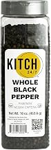 KITCH 24/7 Whole Black Pepper, 16 Ounce