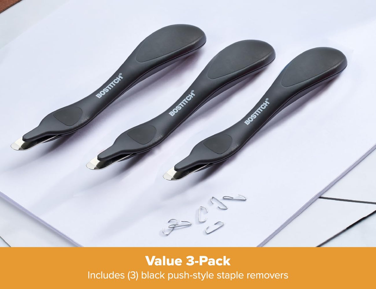 Bostitch Black / 3 / 3 Pack Staple Removers