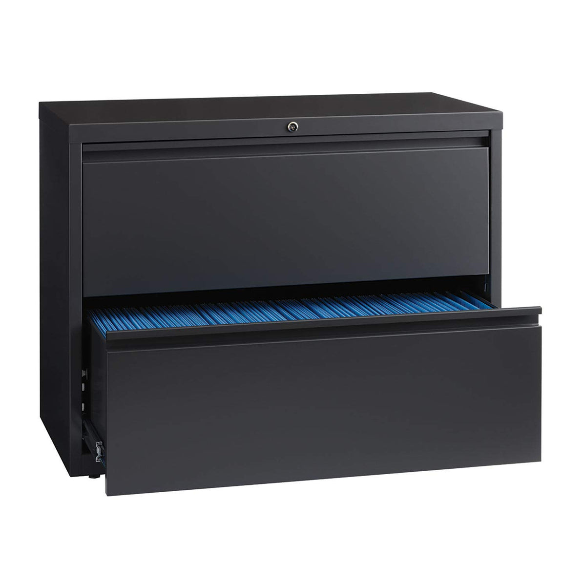 Lateral File Cabinet by Hirsh Industries – Alloy Steel, Charcoal, Model 16065