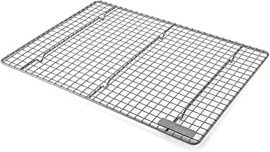 KitchenAid Nonstick Aluminized Steel Cooling Rack, Dishwasher Safe, Contour Silver, 13x18 Inch