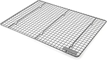 KitchenAid Nonstick Aluminized Steel Cooling Rack, Dishwasher Safe, Contour Silver, 13x18 Inch
