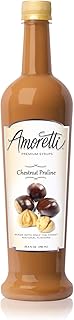 Amoretti Premium Syrup, Chestnut Praline, 25.4 Ounce (Pack of 12)