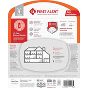 Interconnect Hard-Wired w/Battery Back-up Ionization Smoke Detector by First Alert – No Color, Model 1046848