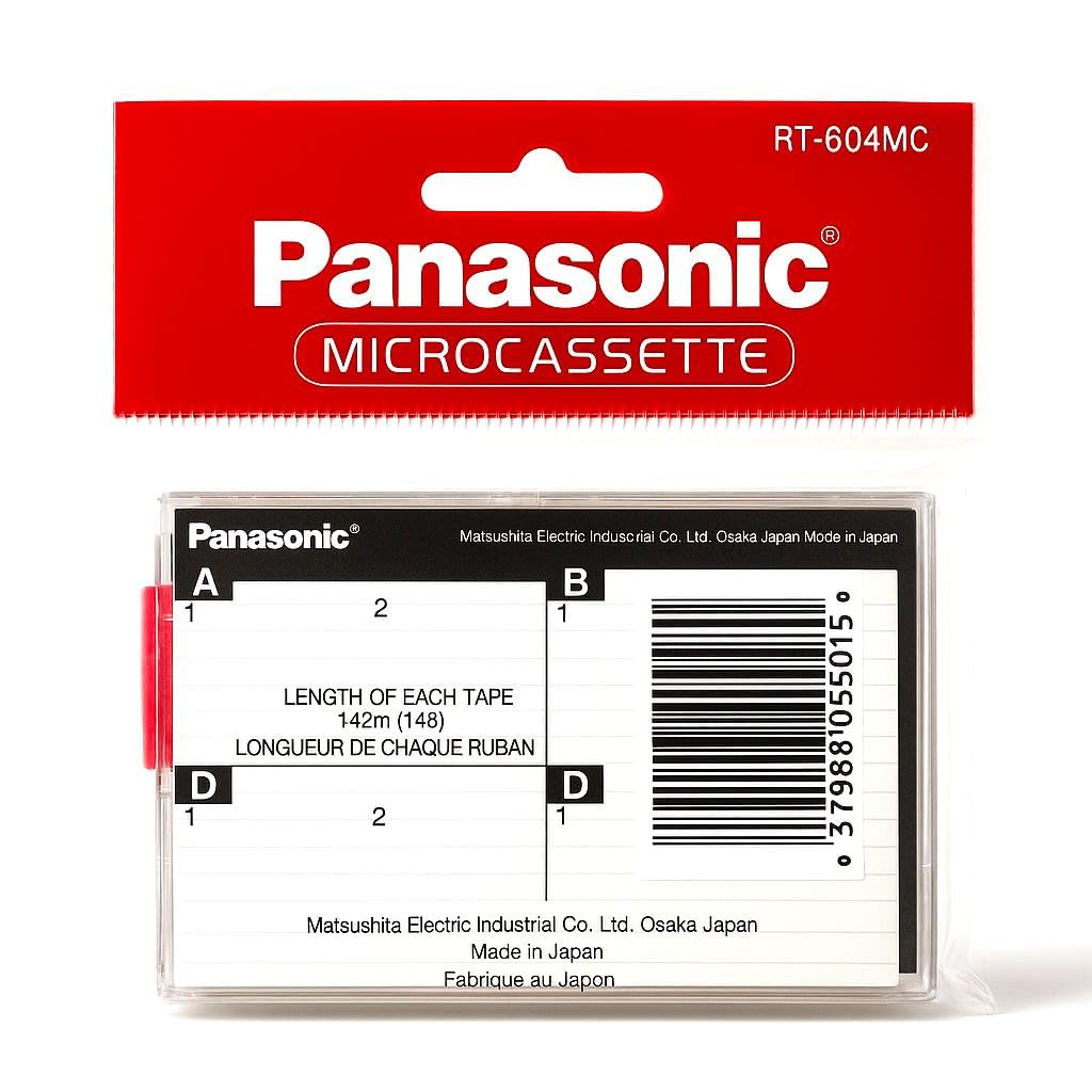 Microcassette MC-60 4/pack by Panasonic – Pack of 4, Model 8O-8YLY-ELRB