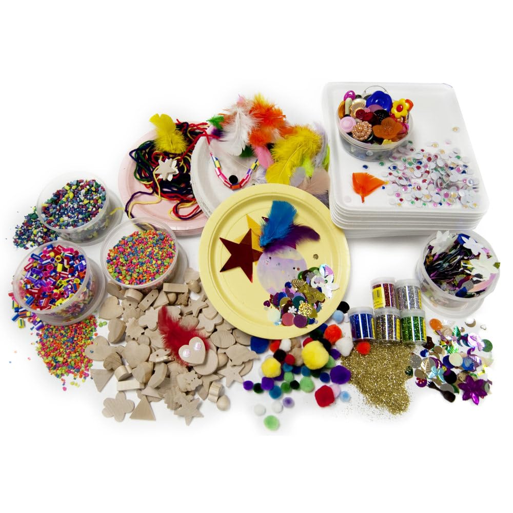 Products Collage Treasure Box by Hygloss – Wood, Multicolor, Pack of 100, Model 9904