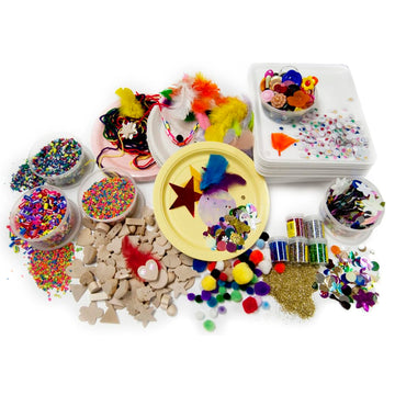 Products Collage Treasure Box by Hygloss – Wood, Multicolor, Pack of 100, Model 9904