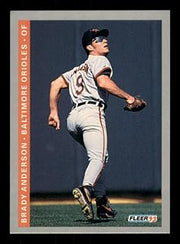 Baseball MLB 1993 Fleer #163 Brady Anderson #163 NM Orioles