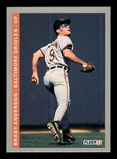 Baseball MLB 1993 Fleer #163 Brady Anderson #163 NM Orioles