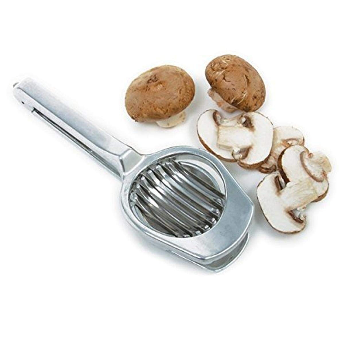 Cast Aluminum Egg & Mushroom Slicer by Norpro – One Size, Cast Aluminum w/ Stainless Steel blades, Model NP5170