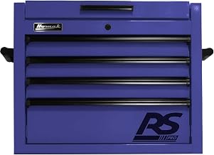 Homak RS Pro 27in. 4-Drawer Top Chest with Outlet, Blue, Model# BL02027401