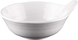 Elite Global Solutions D452RR-W Bowl w/Lip, Melamine, White (Pack of 6)