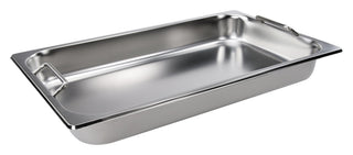 Food Pan with Handle for C-2080B by Winco – 9 Quarts, Stainless Steel, Model SPF2-HD