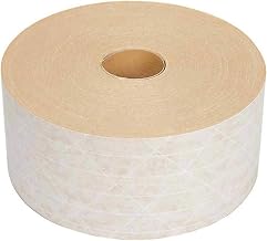 Holland Reinforced Water Activated Kraft Tape, Light Duty, 3" x 375', White, Lot of 8