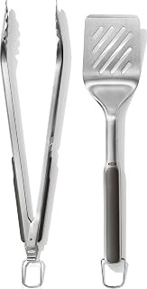 OXO Outdoor Grilling Turner and Tongs Set