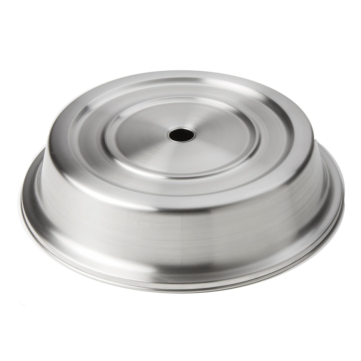 Round Plate Cover by American Metalcraft – 11" - 11.125", Stainless Steel, Standard/English Foot, Model PC1112S