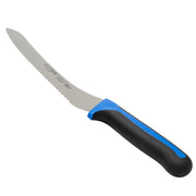 9" Blue Offset Steel Bread Knife by Winco – 9", Stainless Steel, Standard, Model KSTK-92