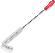 Sparta L-Tipped Fryer Brush, High Heat Cleaning Accessories for Commercial Kitchen, 23", 1 Count, Red