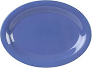 Thunder Group Color purple melamine dinnerware collection 13 1/2" x 10 1/2" platter, comes in dozen