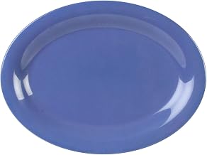 Thunder Group Color purple melamine dinnerware collection 13 1/2" x 10 1/2" platter, comes in dozen