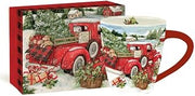 Lang Snowy Truck Café Mug , 17 oz, Multi