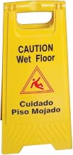 Thunder Group PLWFC024 Safety Floor Sign "Caution/Wet Floor" 24" Tall X 12" Wide
