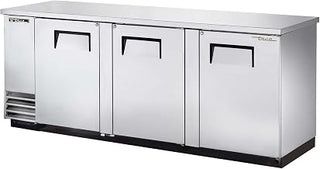 True S/S Solid Swing Door Back Bar Cooler for 4 Half Barrels