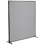Freestanding Office Partition Panel by Global Industrial – Alloy Steel, Gray, Model 238640FGY