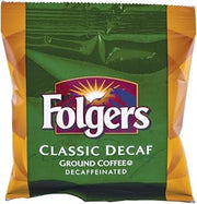 Folgers Ground Coffee, Fraction Pack, Classic Roast Decaf, 1.5oz, 42/carton